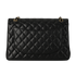Maxi Double Flap, £4,500, Handbags, Black, Caviar Leather, Back view